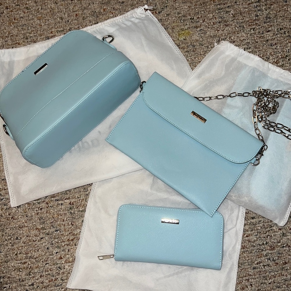 Yano J’adore Purse, Cross Body Bag, and Wallet Set.
